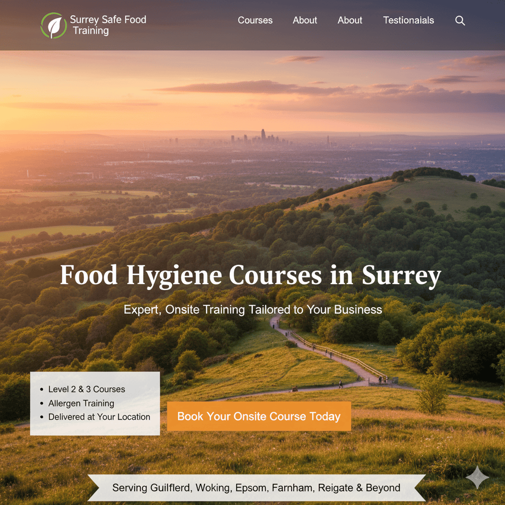 Food Hygiene Courses in Surrey Training at Your Business