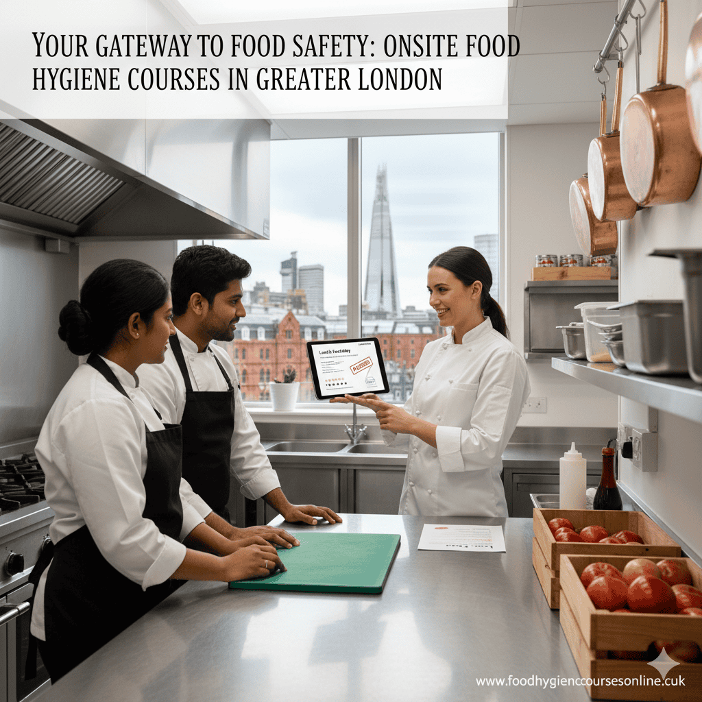 Onsite Food Hygiene Level 2 Courses in Greater London