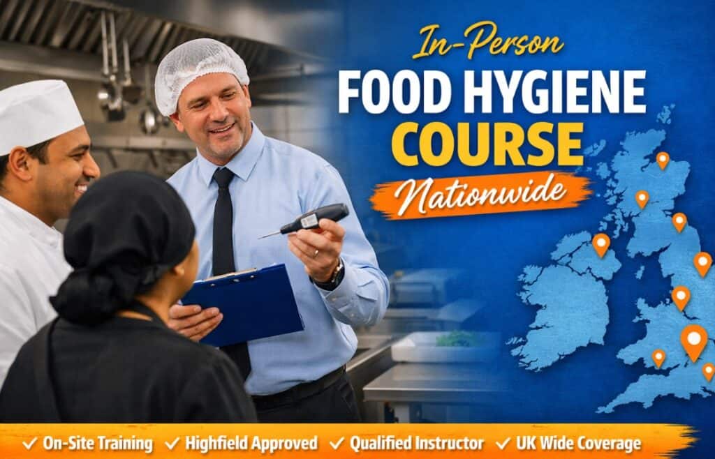 in person food hygiene course nationwide