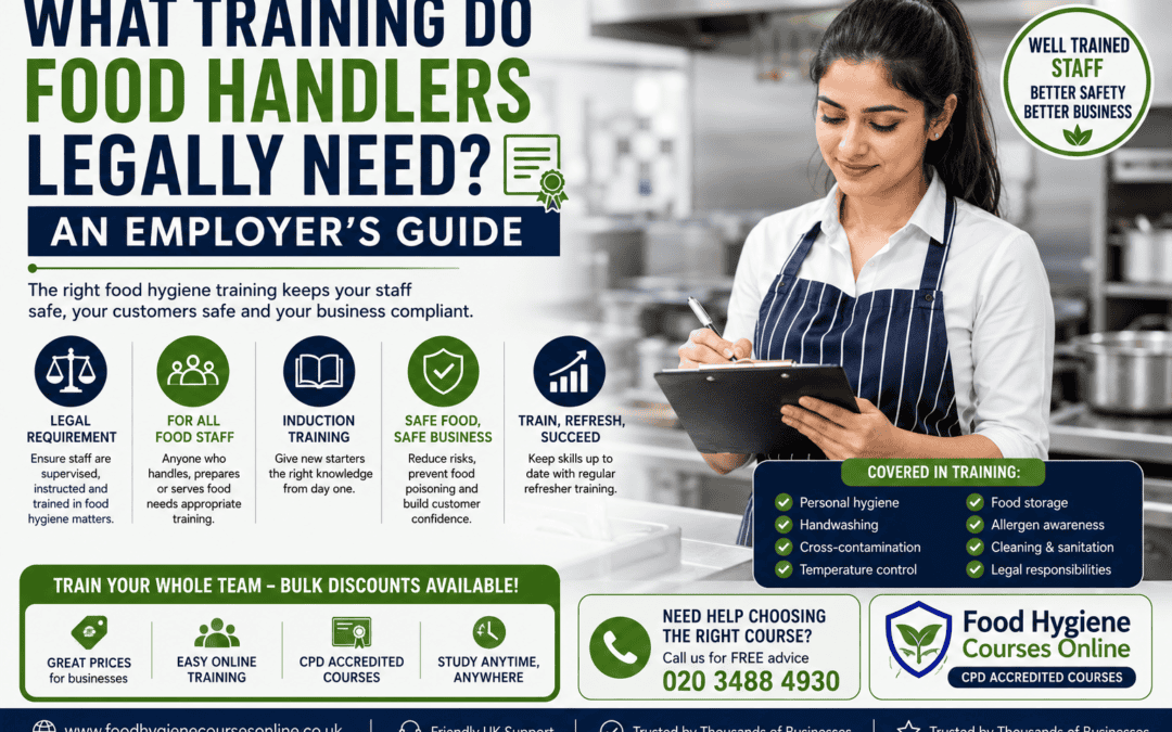 What Training Do Food Handlers Legally Need? An Employer’s Guide