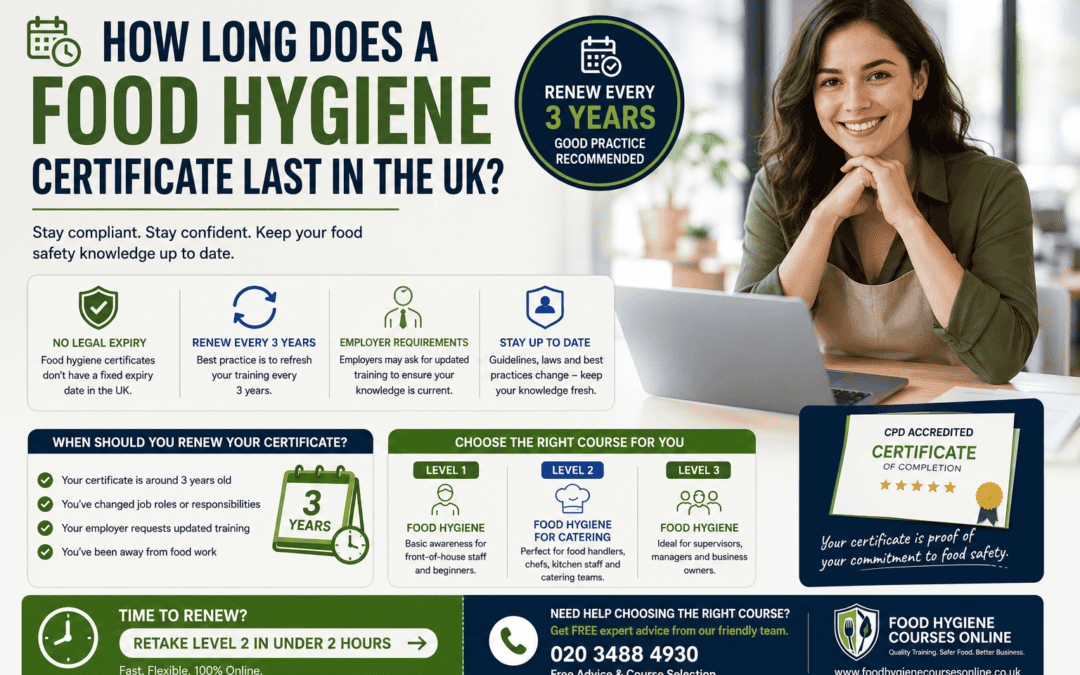 Food Hygiene Certificate Validity UK: How Long Does It Last?