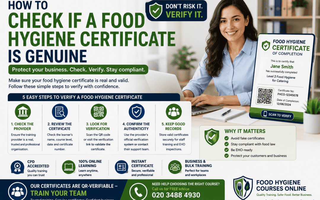 How to Check if a Food Hygiene Certificate Is Genuine