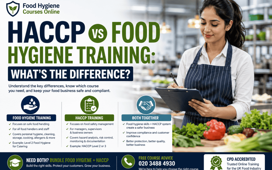 HACCP vs Food Hygiene Training: What’s the Difference?