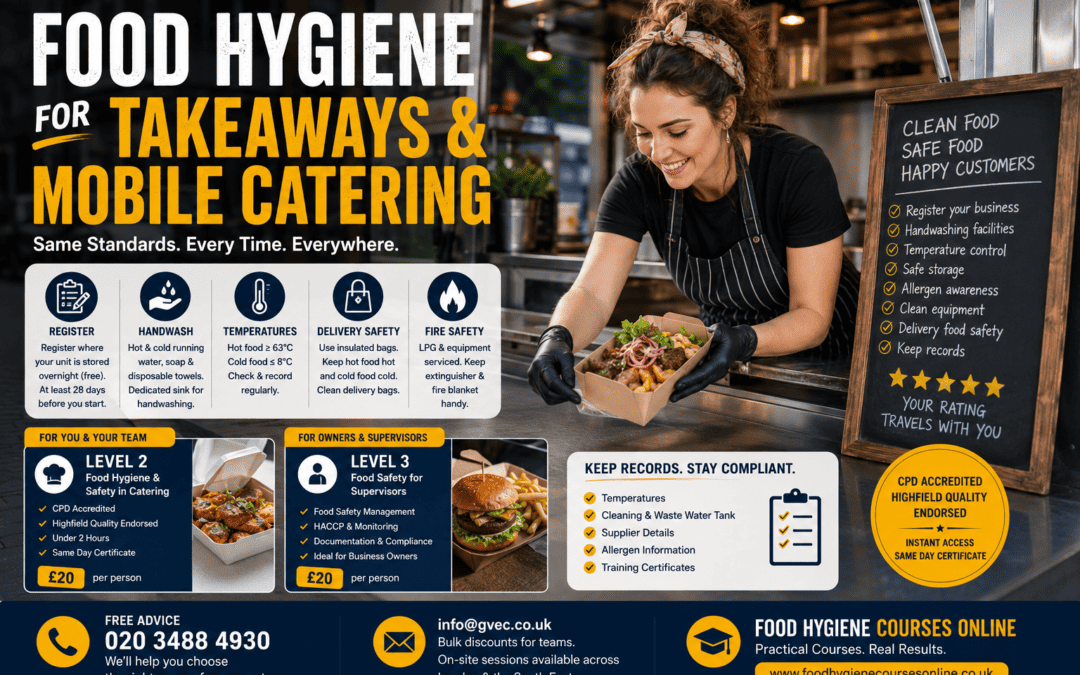 Food Hygiene Course for Takeaways and Mobile Catering