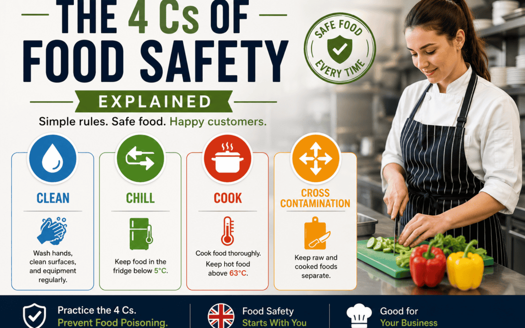 The 4 Cs of Food Safety: Cleaning, Cooking, Chilling and Cross-Contamination